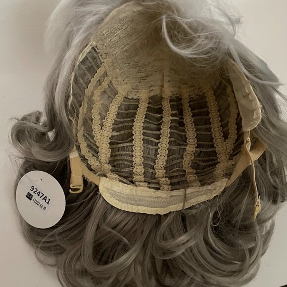 Short Curly Grey Costume Wig - Picture 10 of 12